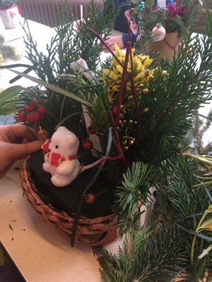kerststukjes maken