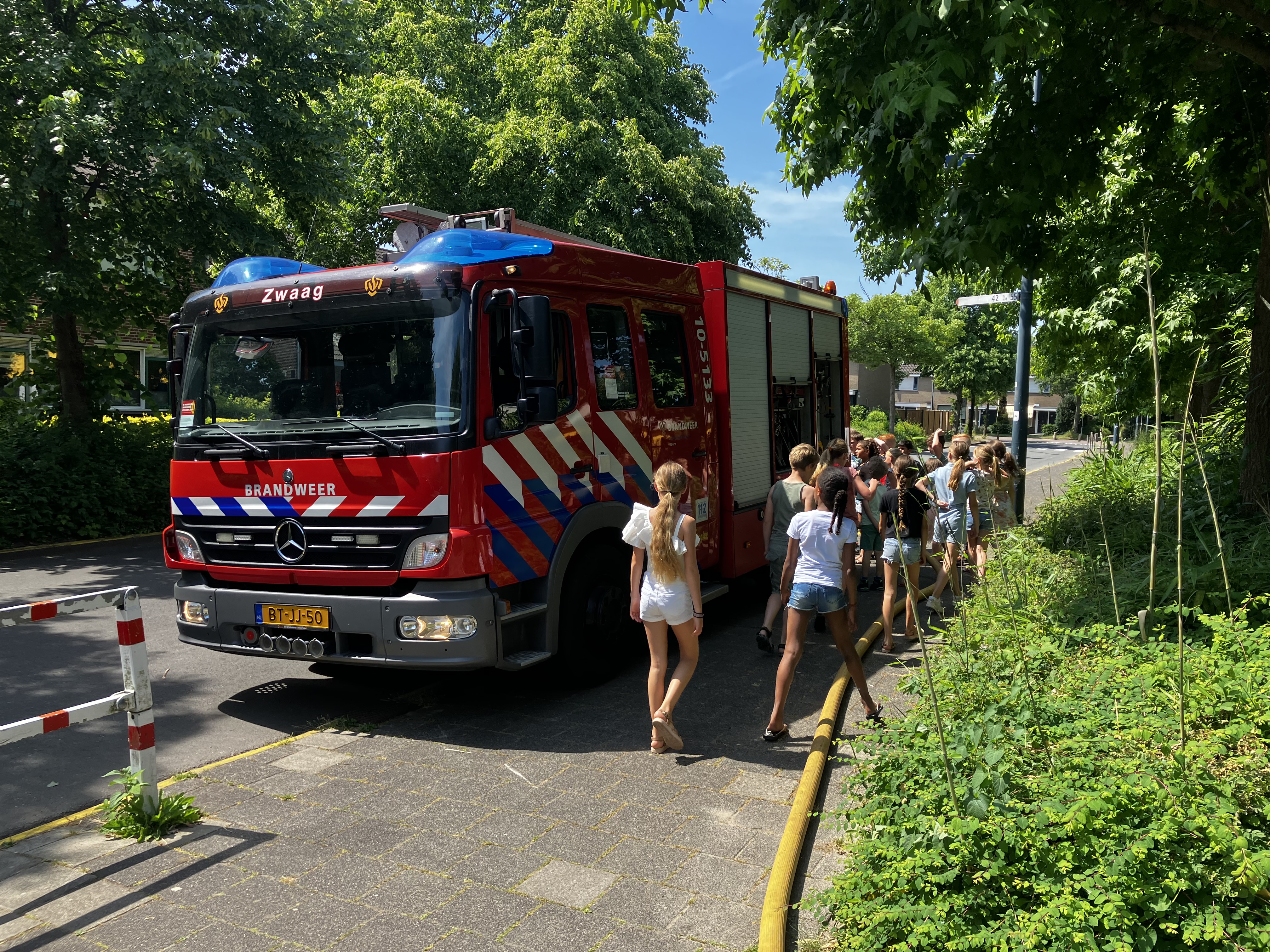 Waterfeest en brandweer