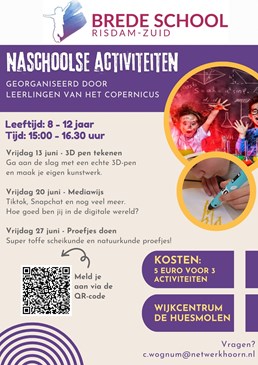 Naschoolse activiteiten Copernicus NL