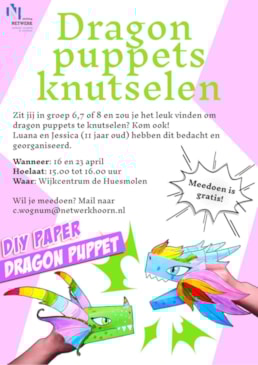 Draken Puppet maken